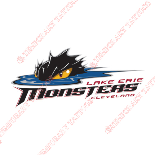 Lake Erie Monsters Customize Temporary Tattoos Stickers NO.9056